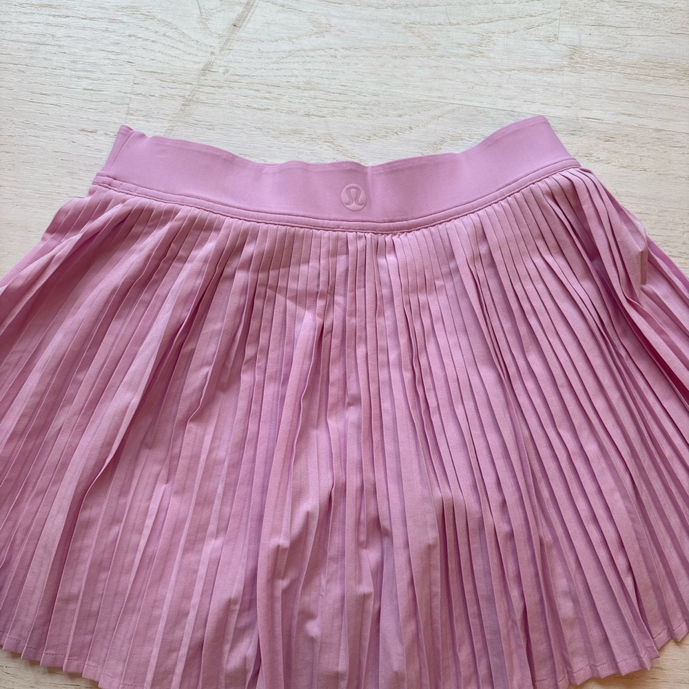 lululemon athletica Light Pink Pleated Skater Skirt